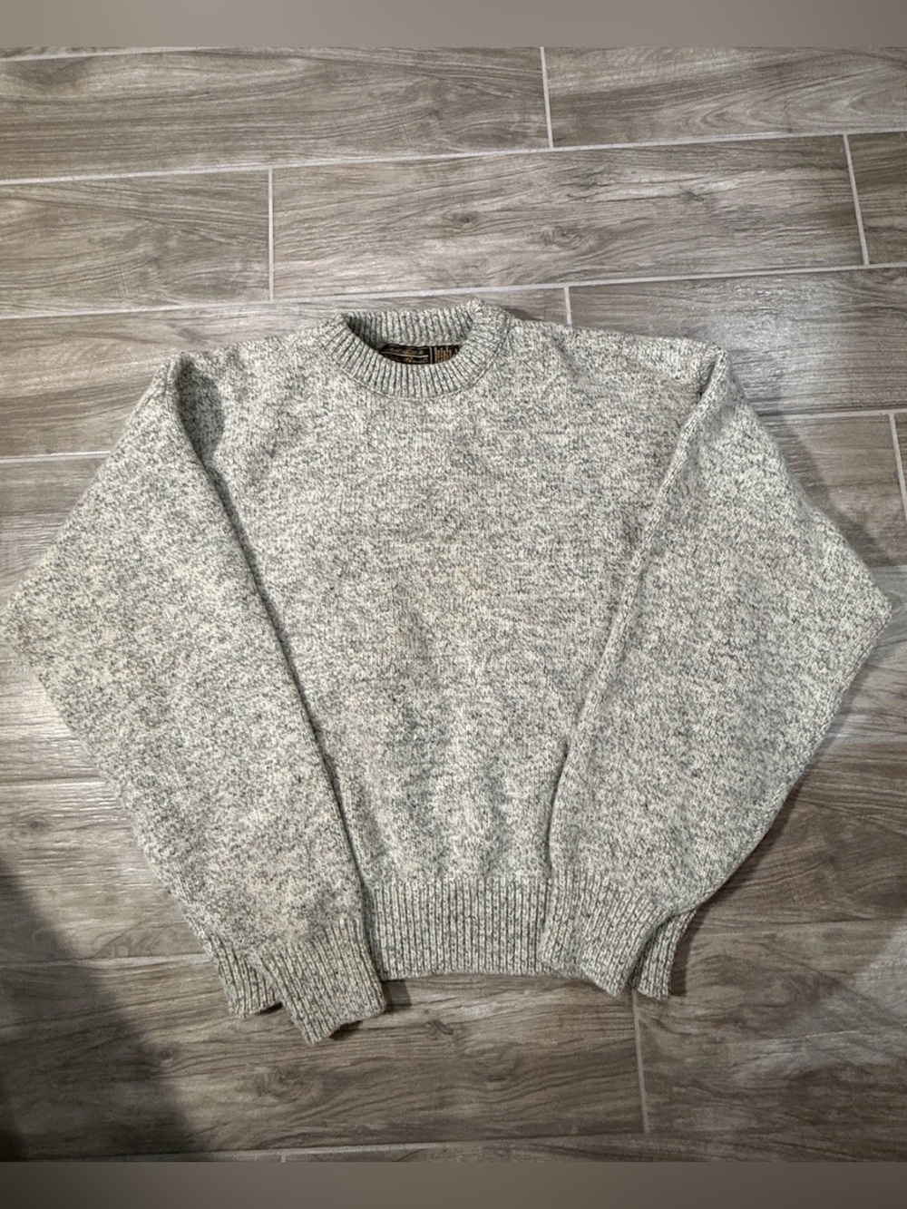 Vintage 90s Eddie Bauer Mens Blank Crewneck Sweatshirt Heather Gray XL Pullover
